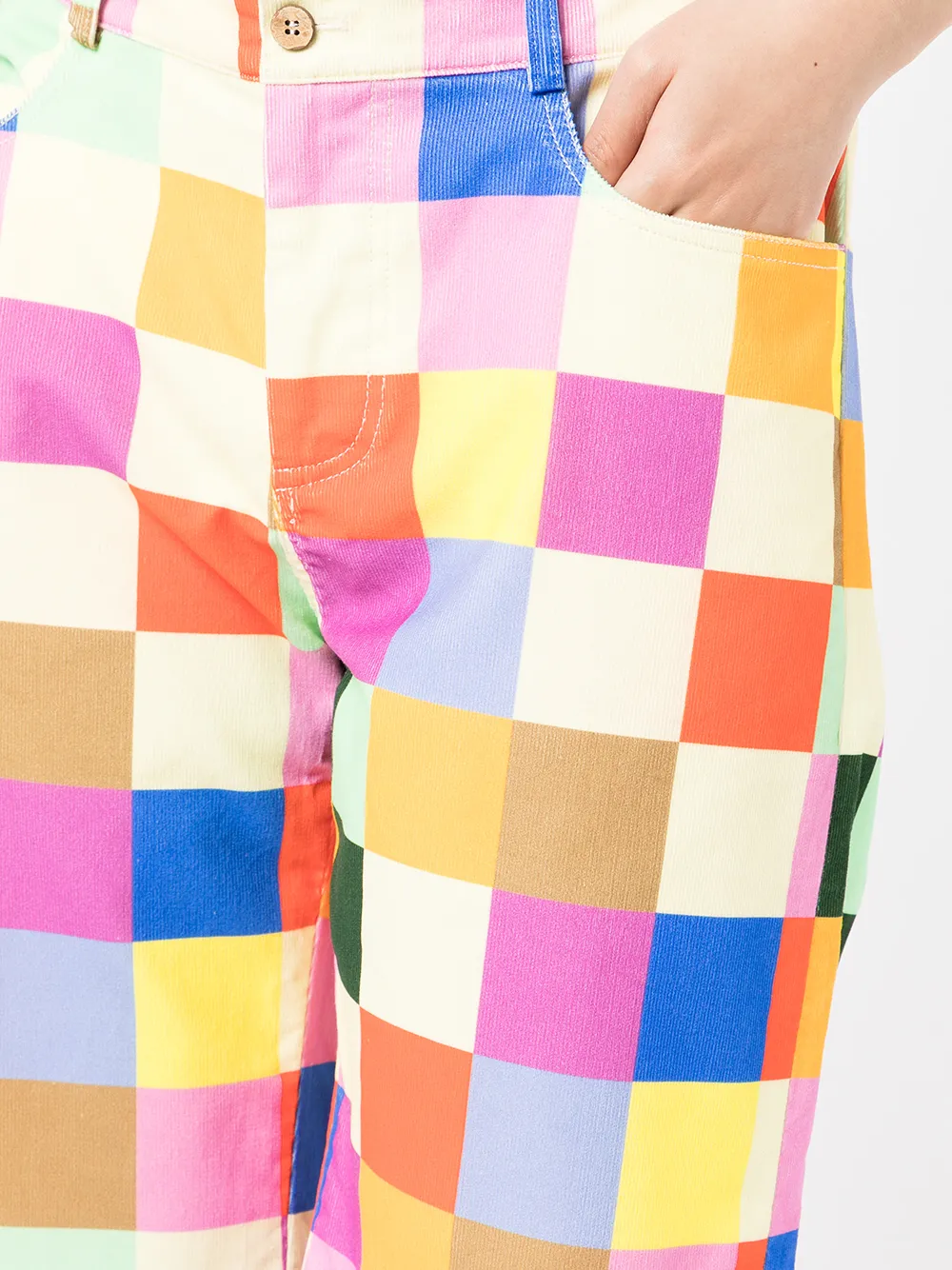 фото Mira mikati клетчатые шорты