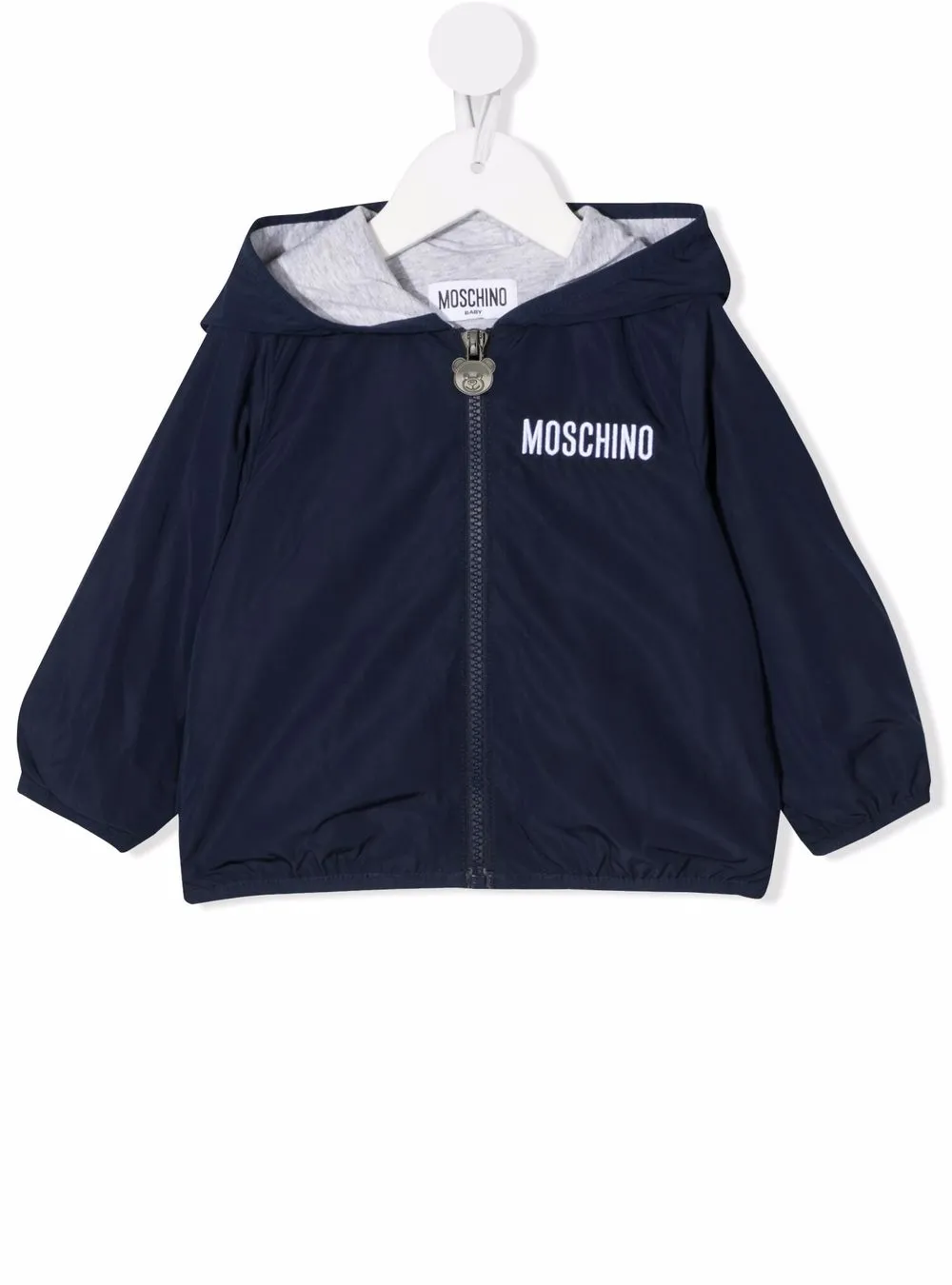 фото Moschino kids куртка с капюшоном и принтом teddy bear