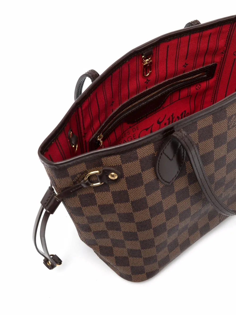 фото Louis vuitton сумка-тоут damier ebène neverfull gm 2008-го года