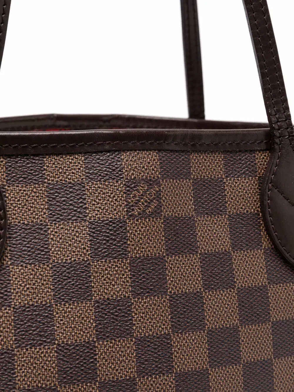 фото Louis vuitton сумка-тоут damier ebène neverfull gm 2008-го года