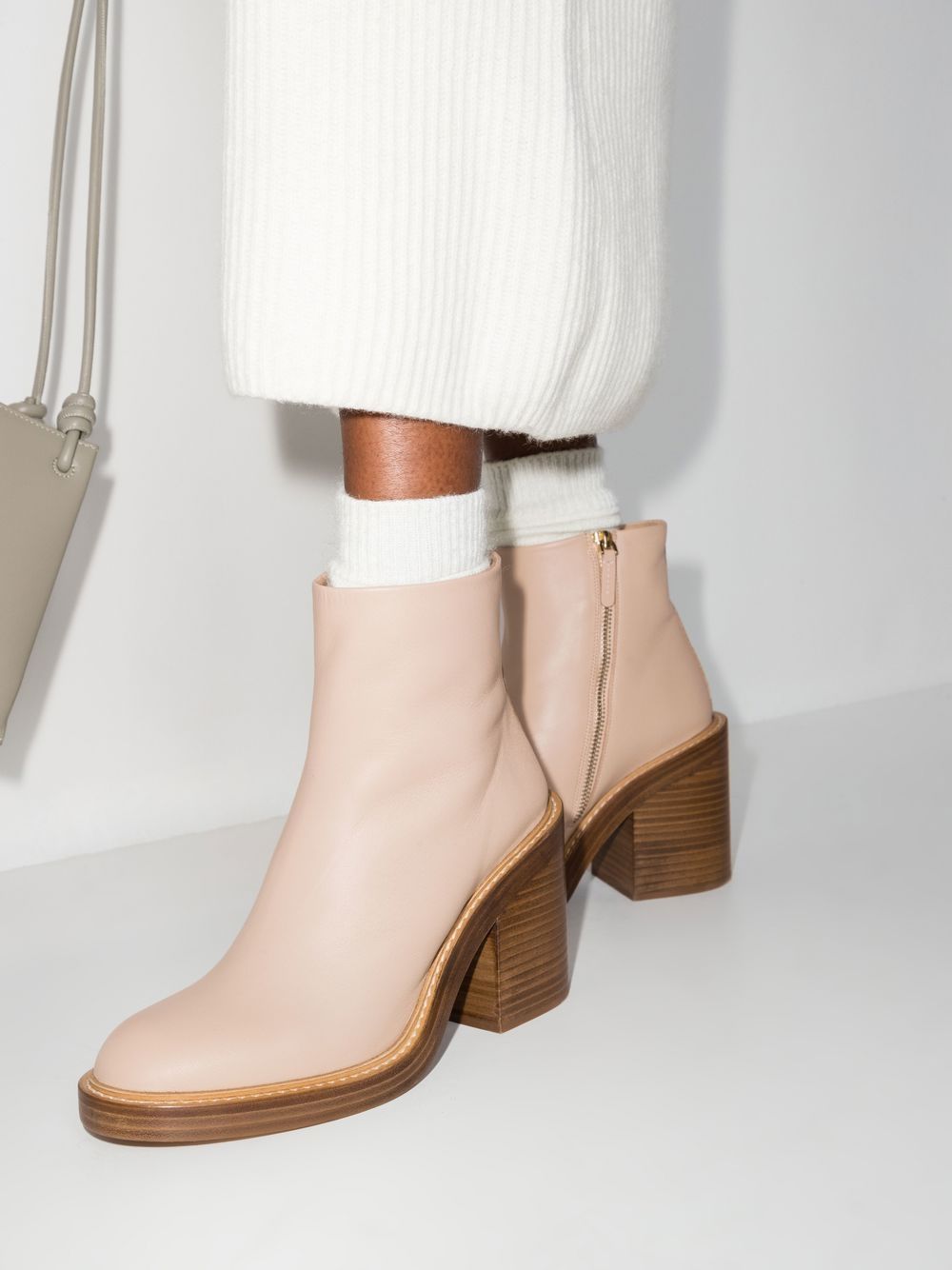 Chlo May Mm Ankle Boots Farfetch