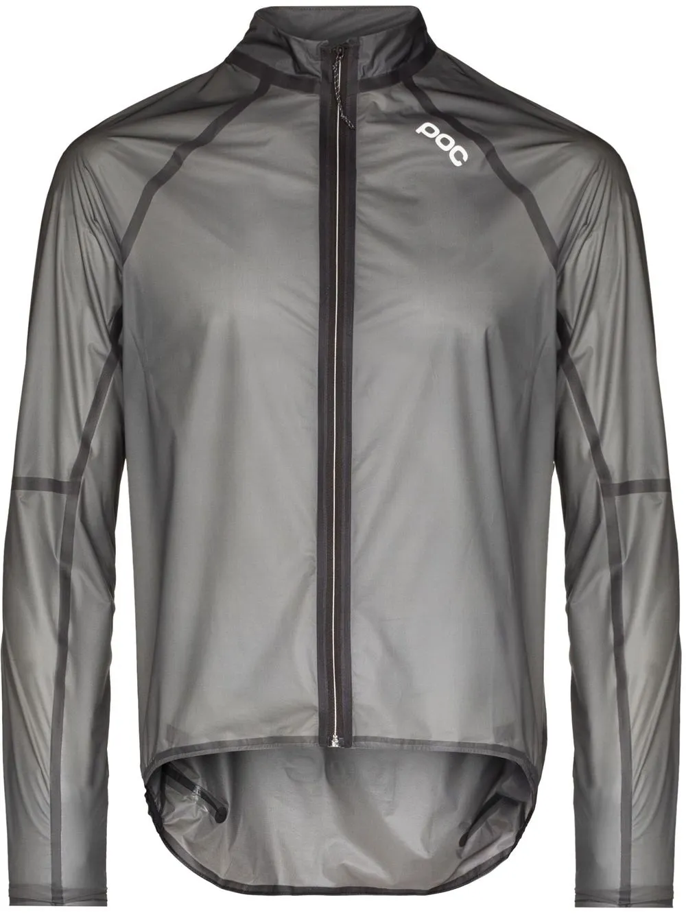 POC chamarra con logo estampado - Gris