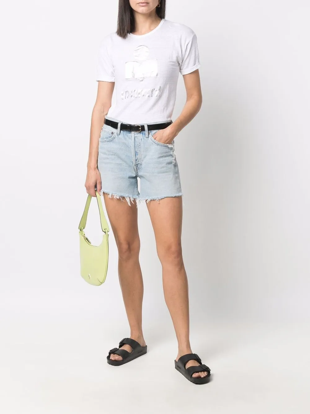 фото Isabel marant étoile футболка koldi с логотипом