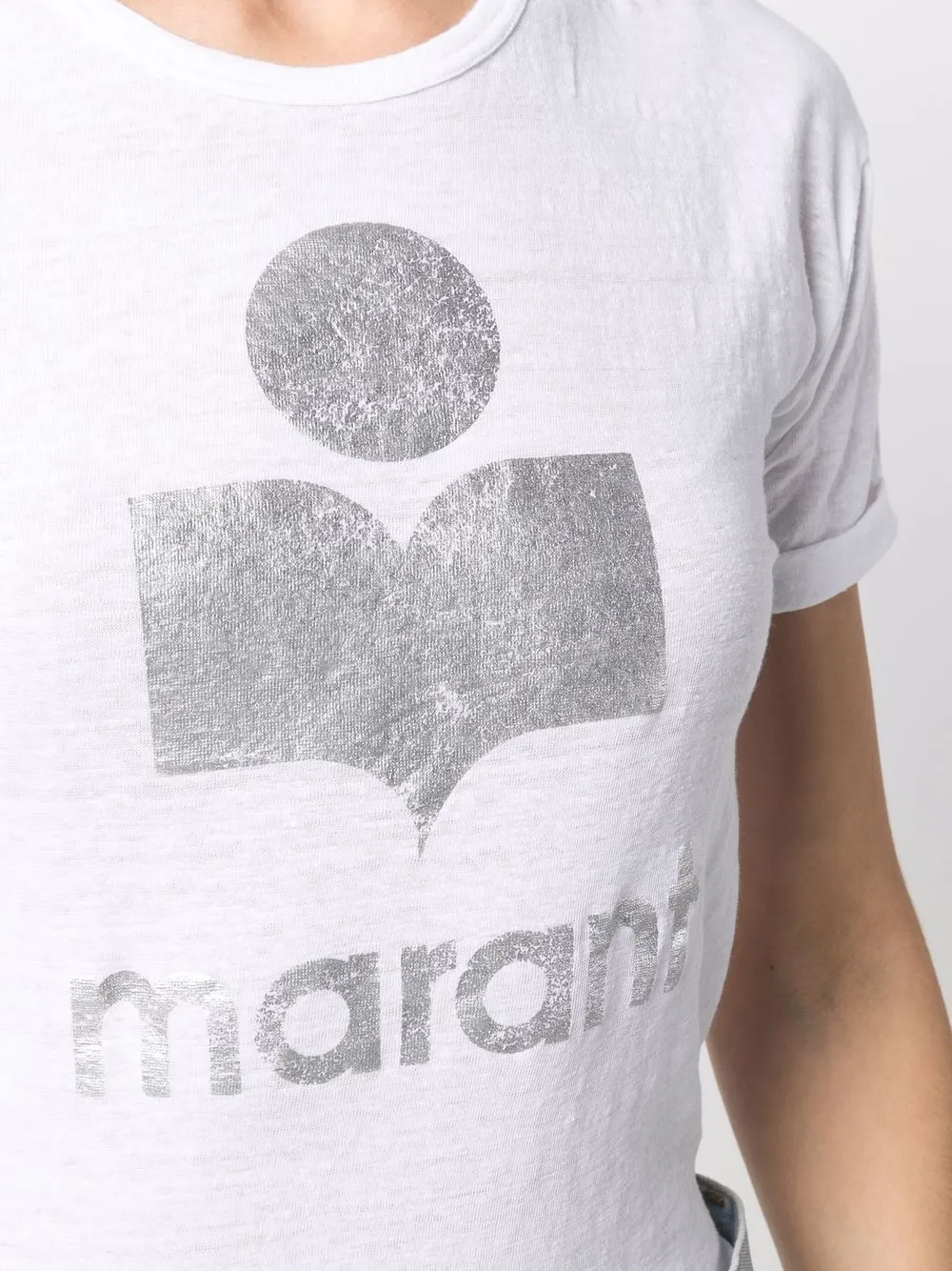 фото Isabel marant étoile футболка koldi с логотипом