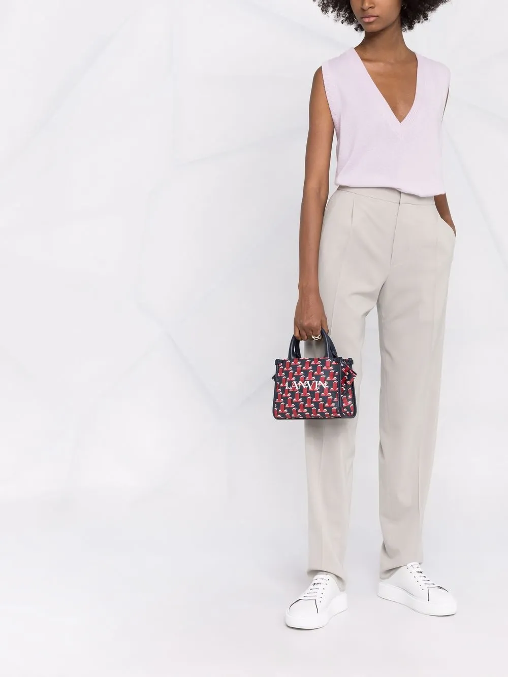 фото Lanvin сумка-тоут с принтом
