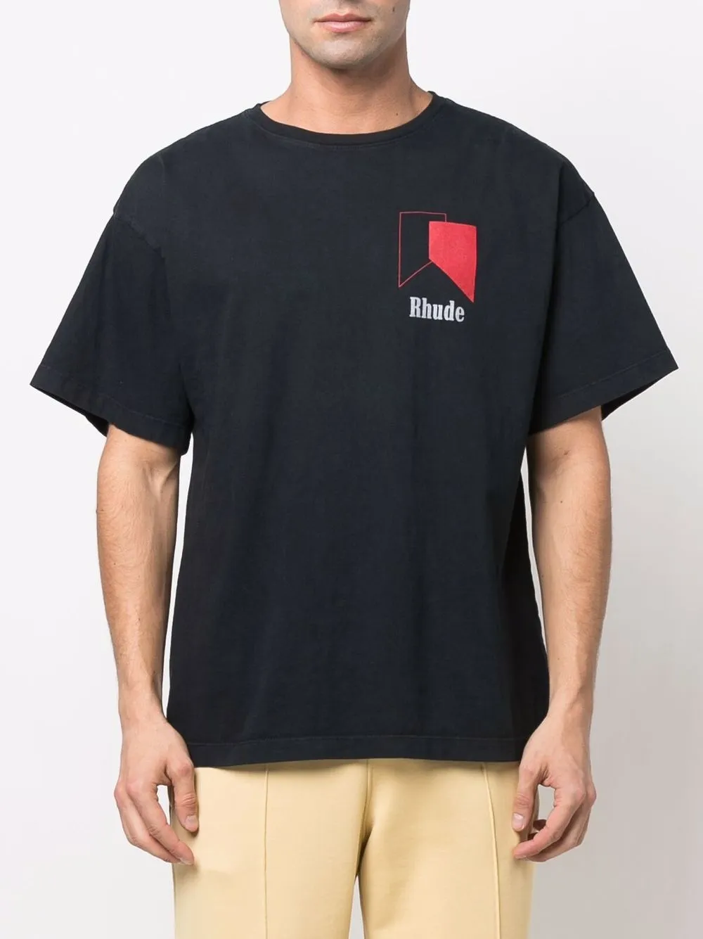 фото Rhude футболка с логотипом