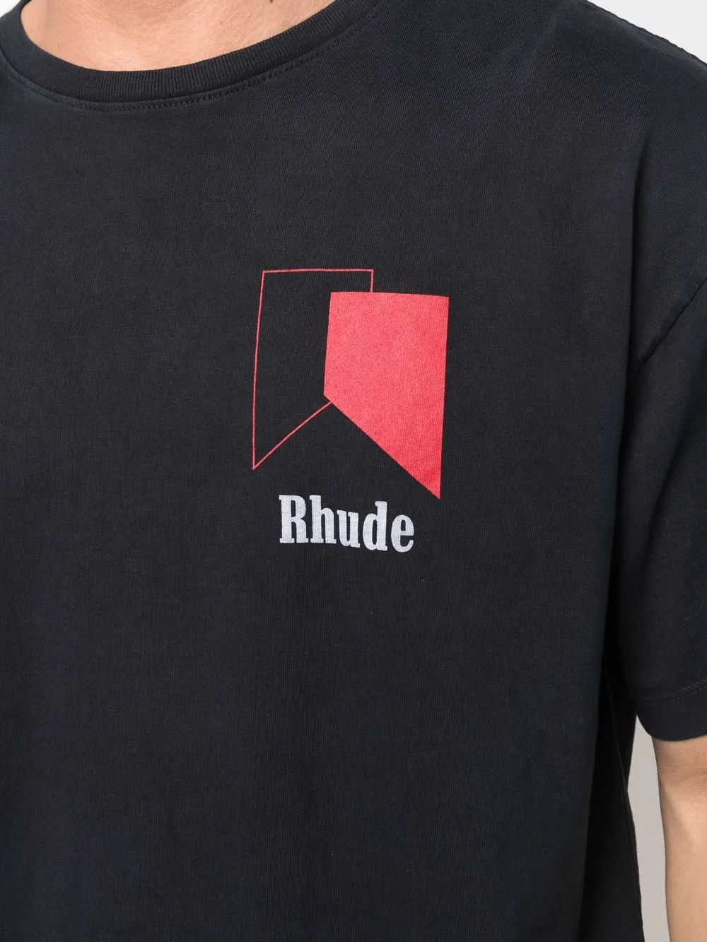 фото Rhude футболка с логотипом