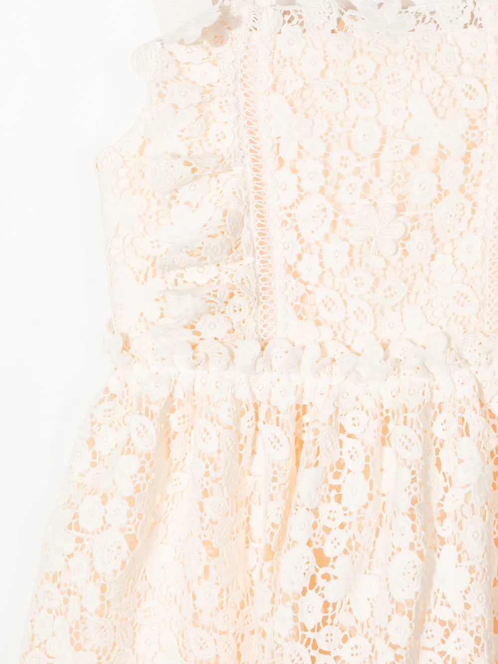 фото Self-portrait kids кружевное платье миди