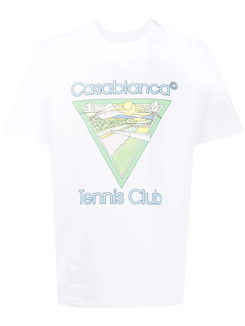 фото Casablanca футболка с принтом tennis club