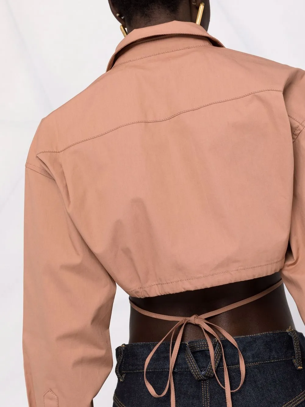 фото Andreadamo укороченная рубашка