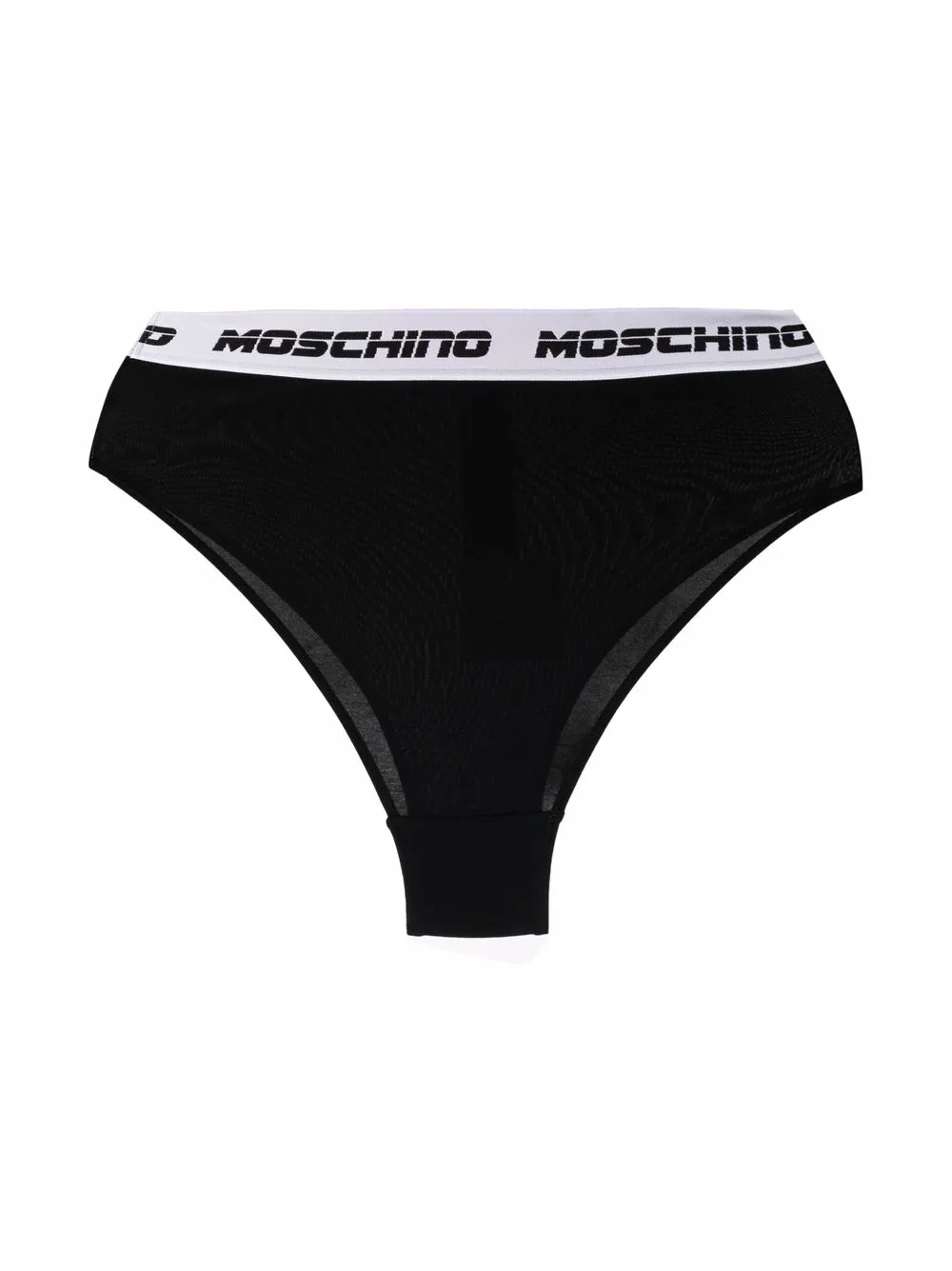фото Moschino трусы-стринги с вышитым логотипом