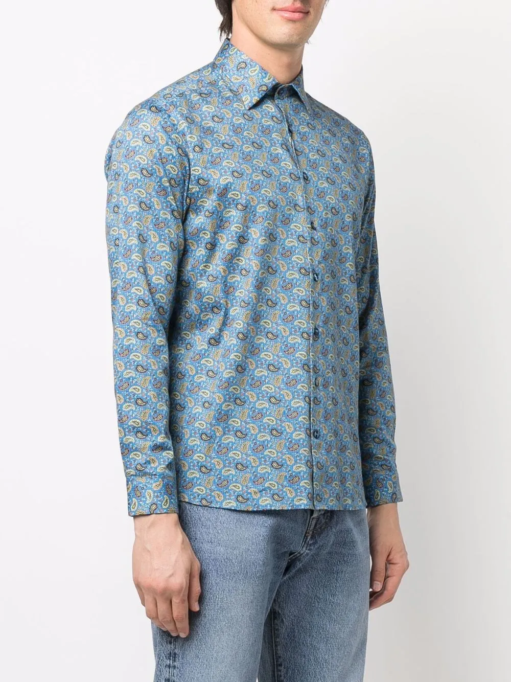 фото Etro рубашка с принтом пейсли