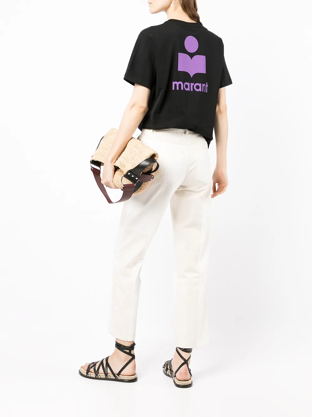 фото Isabel marant étoile футболка с логотипом