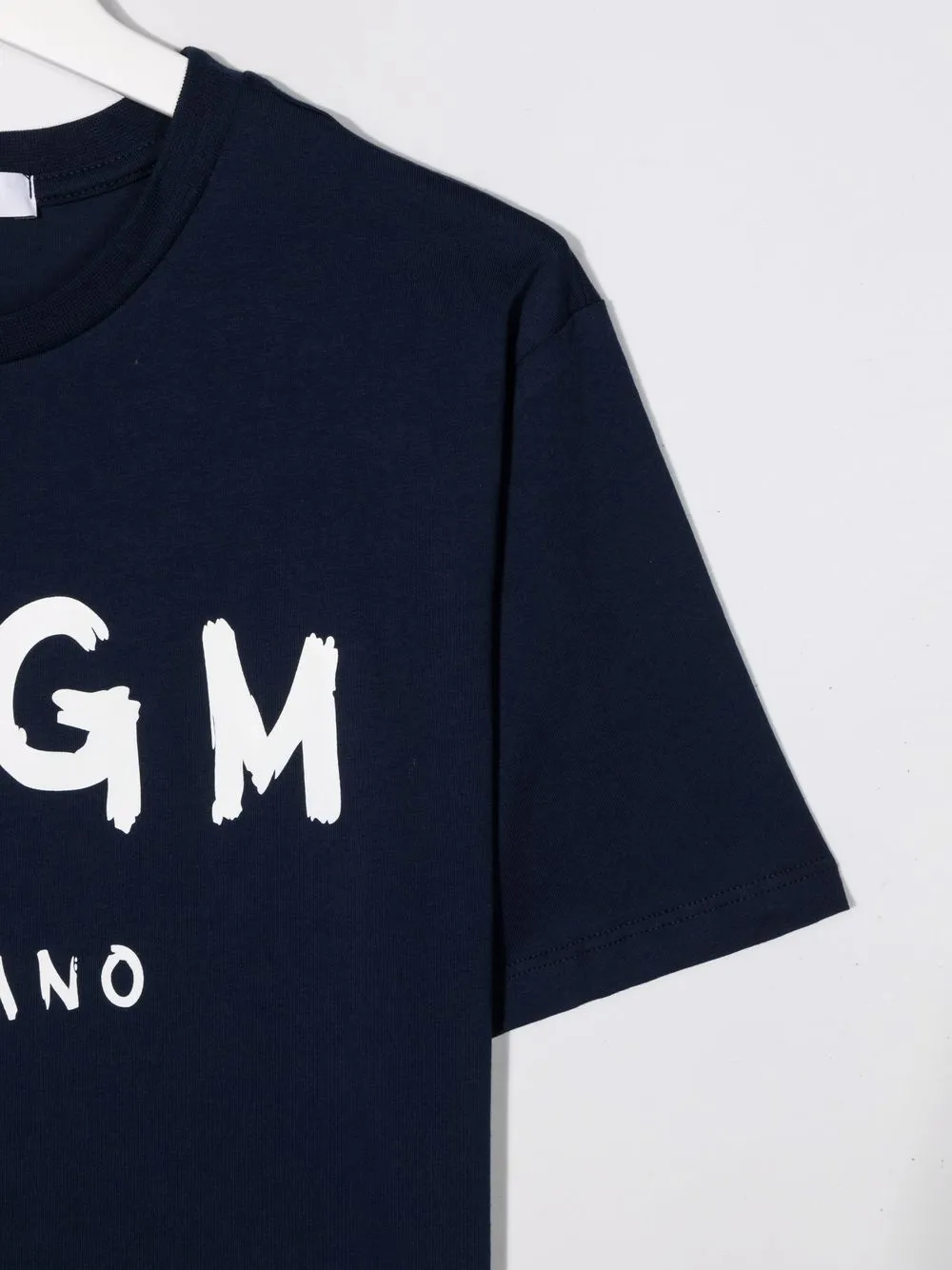 фото Msgm kids футболка с логотипом