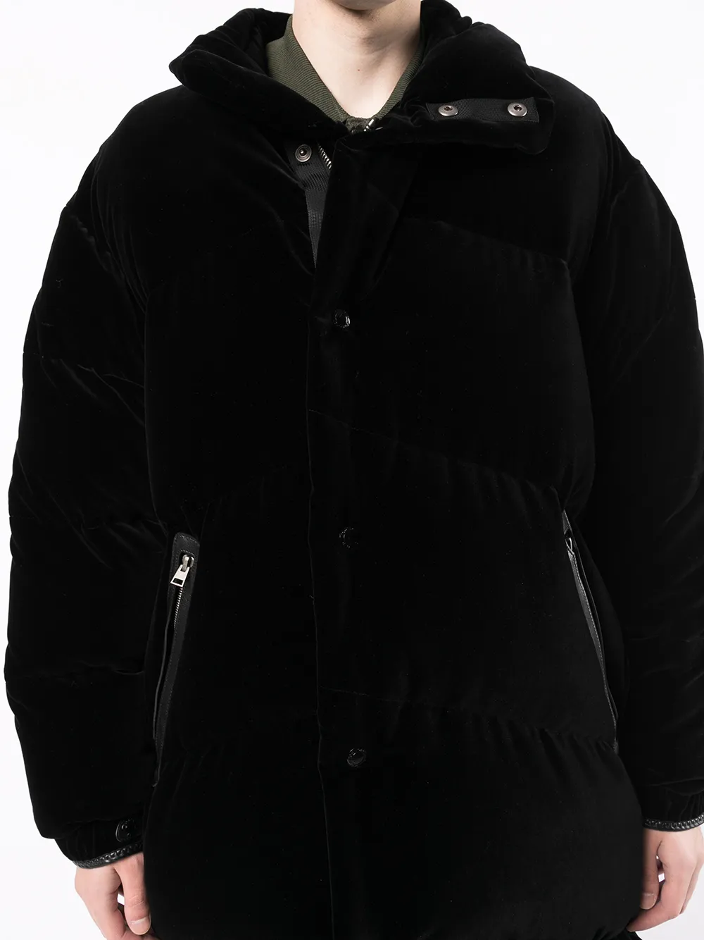 фото Tom ford фактурный пуховик