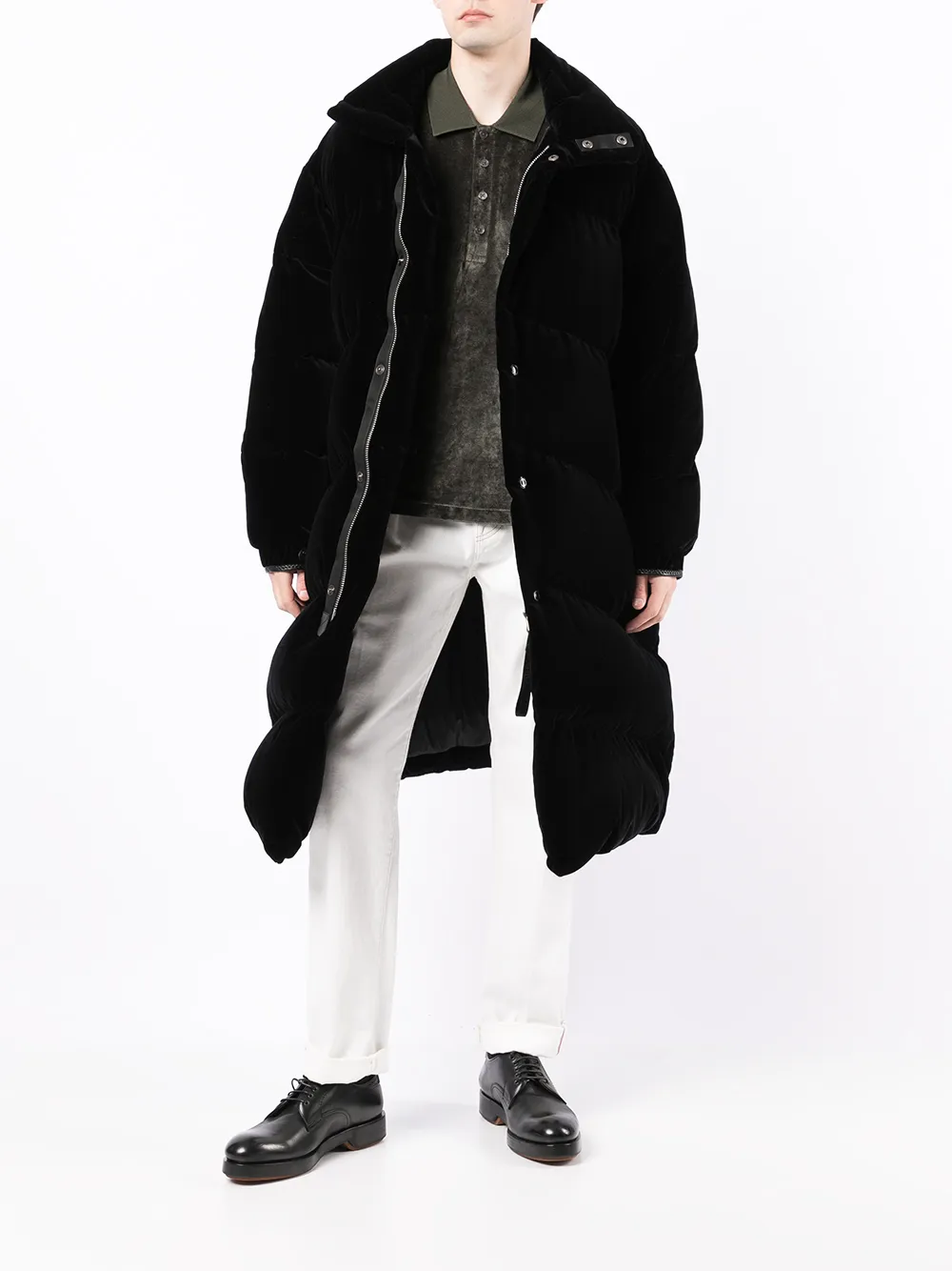 фото Tom ford фактурный пуховик