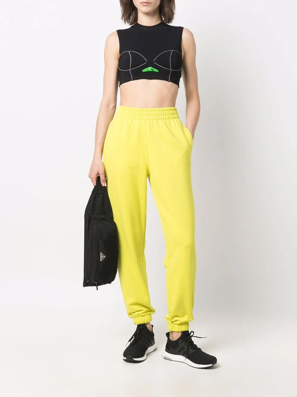 фото Adidas спортивные брюки с вышитым логотипом