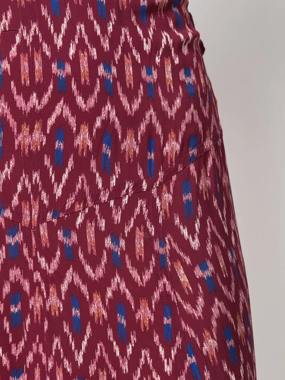фото Isabel marant étoile расклешенная юбка макси с узором