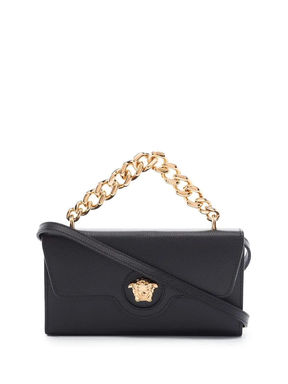 Versace bolsa crossbody La Medusa - Negro