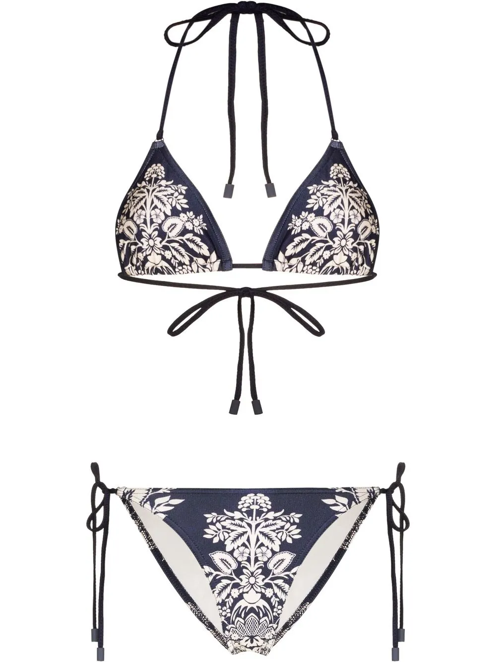 Zimmermann Tie Detail Bikini Set Farfetch