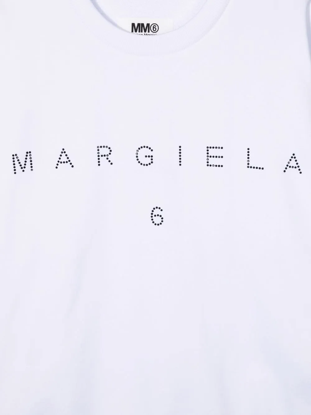 фото Mm6 maison margiela kids толстовка fleece logo
