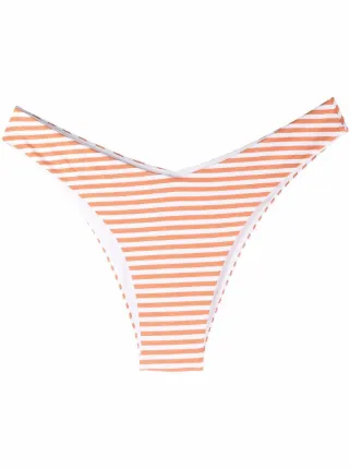 Antonella Rizza Capri Striped Bikini Bottoms Farfetch