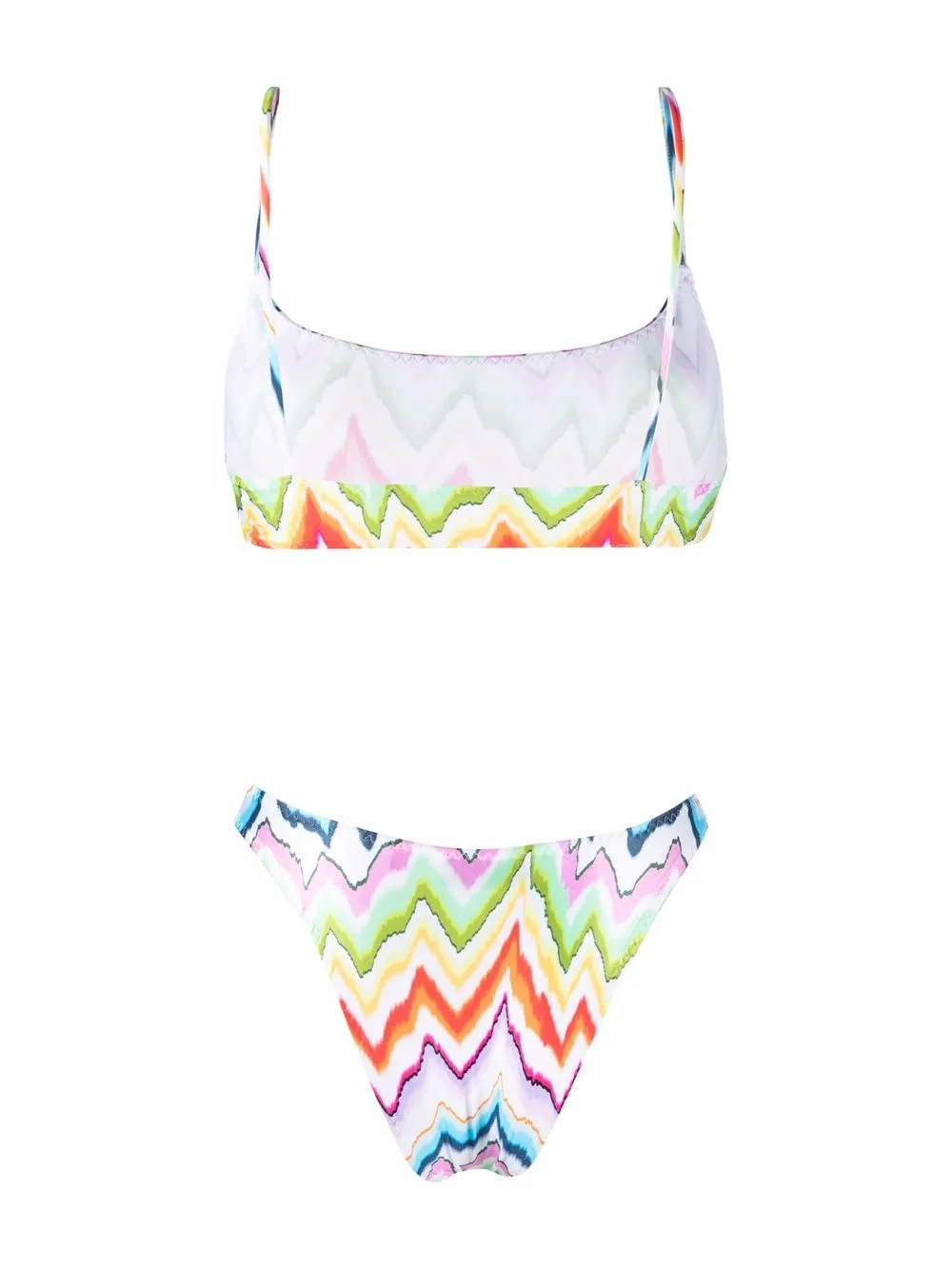 Missoni Zig Zag Print Bikini Set Farfetch