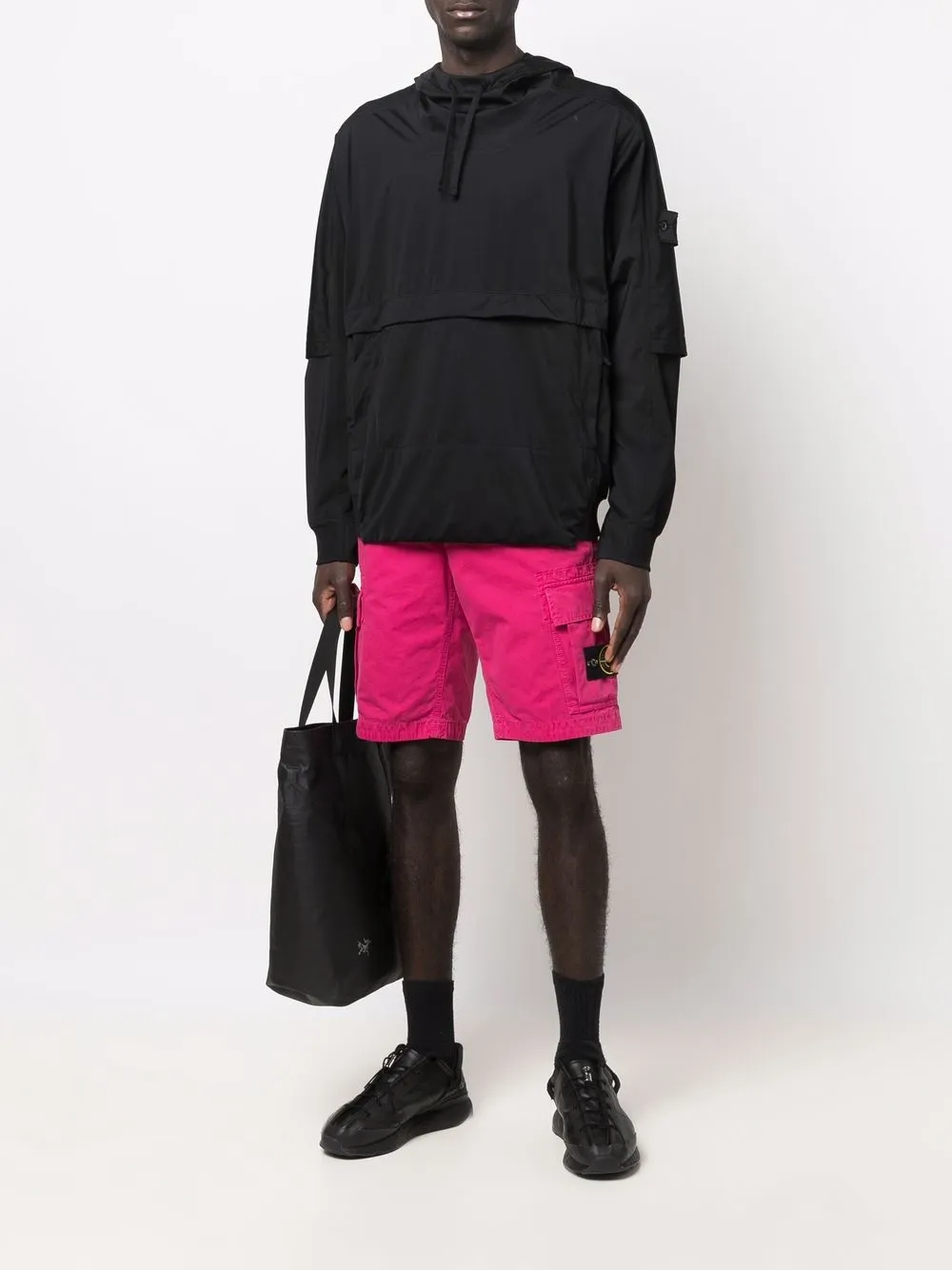 фото Stone island шорты-бермуды с логотипом compass