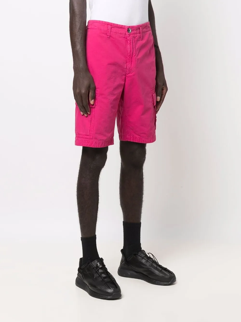 фото Stone island шорты-бермуды с логотипом compass