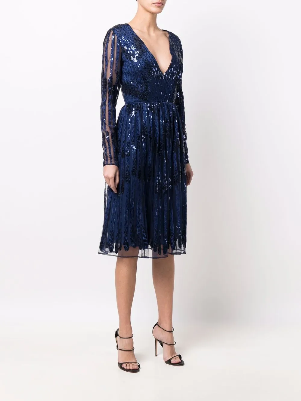 Elie Saab Sequin Embellished Dress Farfetch