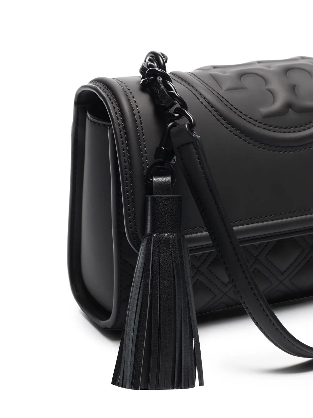 Tory Burch Small Fleming Matte Convertible Shoulder Bag Black Farfetch