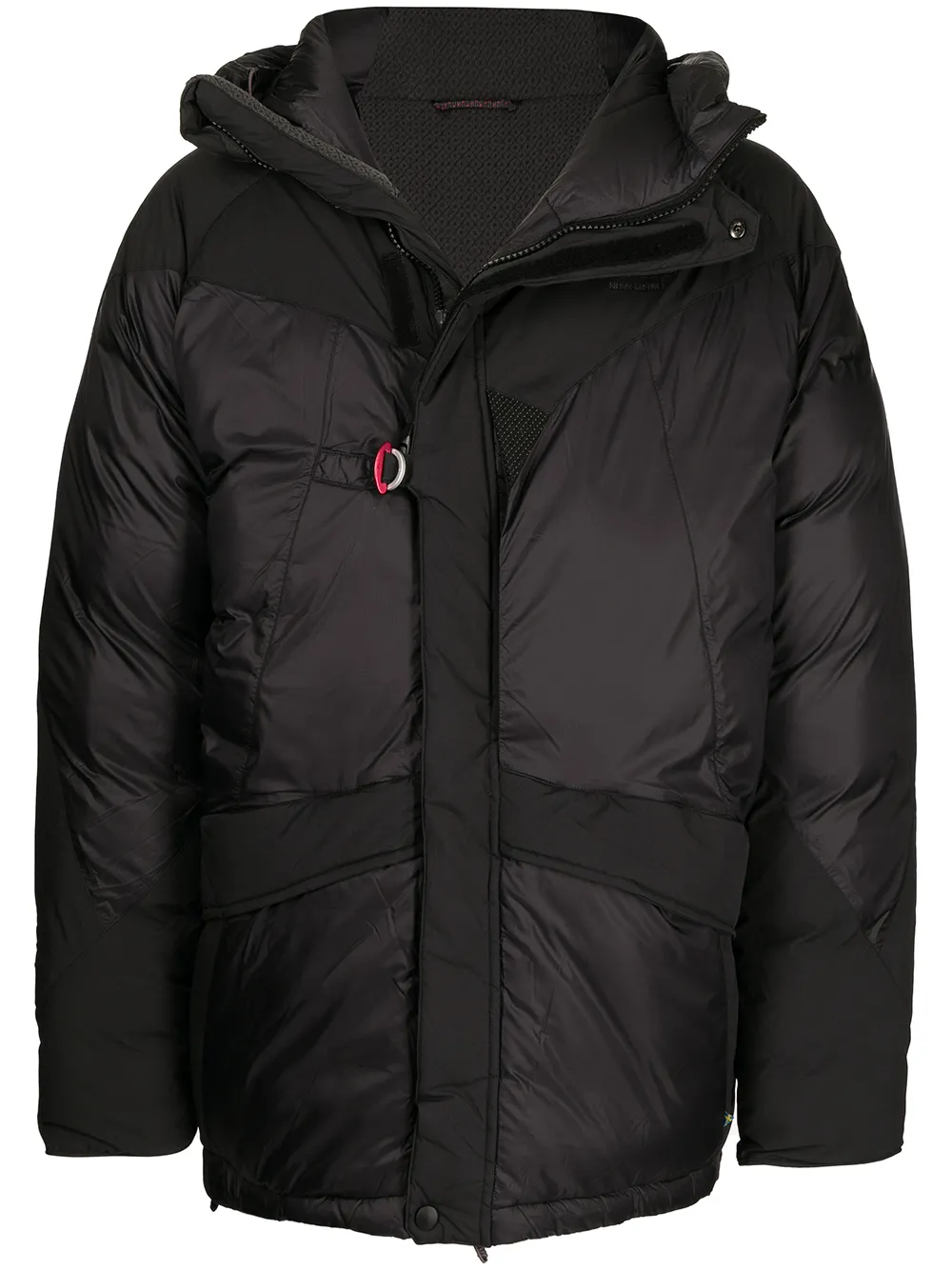 Klättermusen chamarra capitonada oversize - Negro