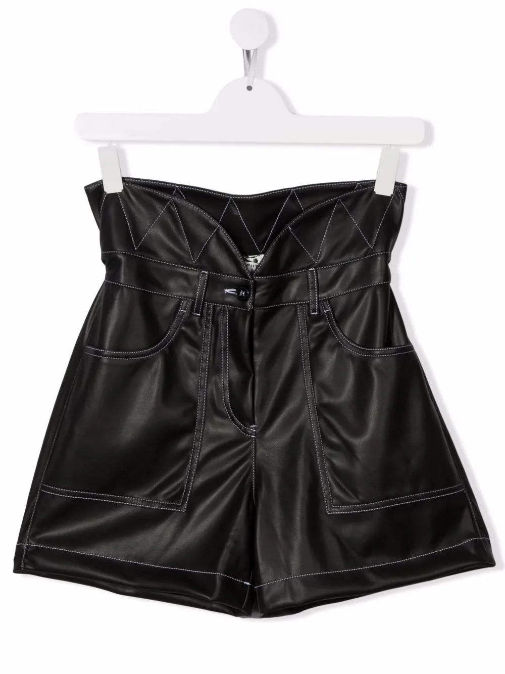 Philosophy Di Lorenzo Serafini Kids contrast-stitching faux-leather shorts - Black
Philosophy Di Lorenzo Serafini Kids contrast-stitching faux-leather shorts - Black