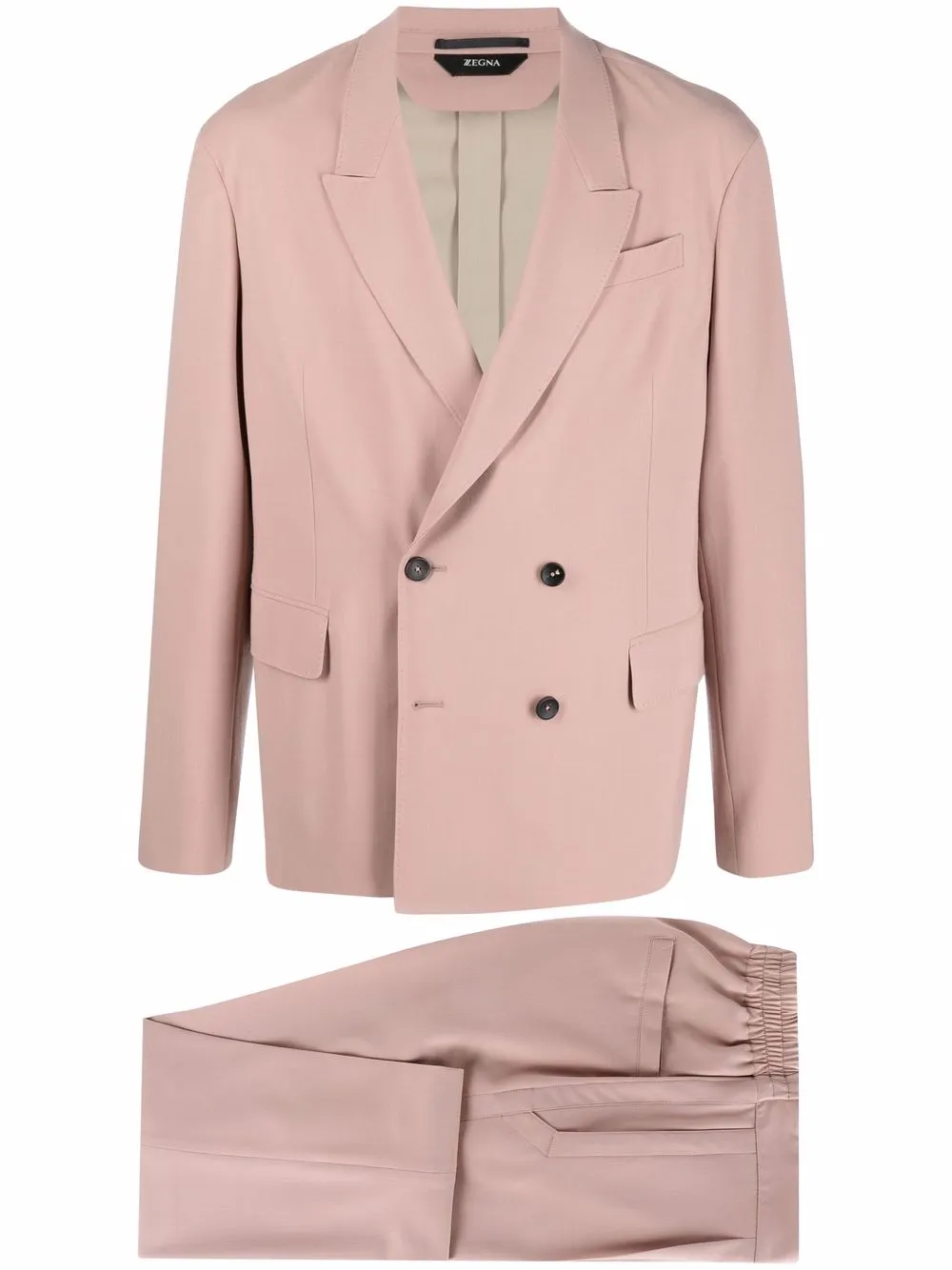фото Z zegna костюм-двойка с двубортным пиджаком