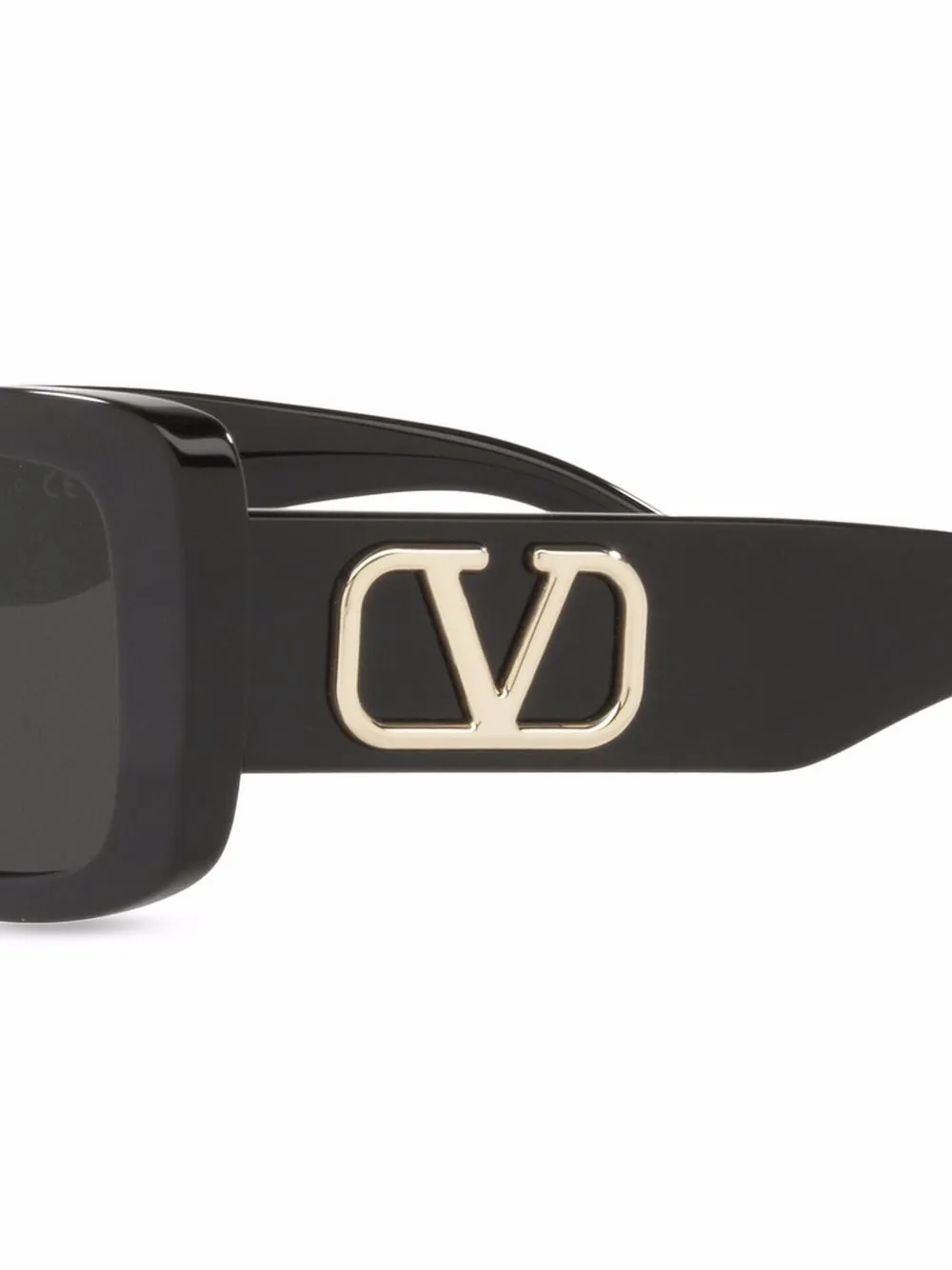 Valentino Eyewear Occhiali Da Sole Rettangolari Vlogo Distintivi Farfetch