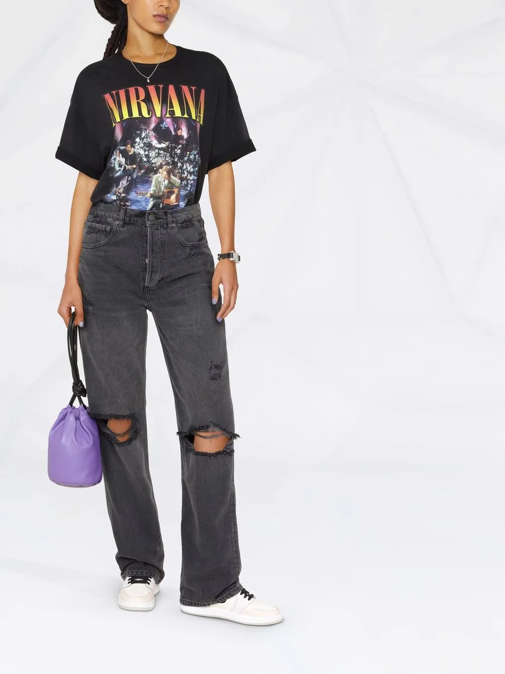 фото Bo(y)smans прямые джинсы с прорезями