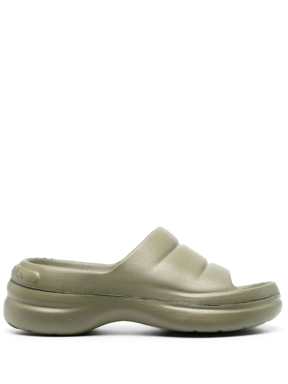 Bimba y Lola sandalias con logo en relieve - Verde