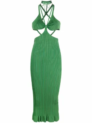 Philosophy Di Lorenzo Serafini Ribbed Knit Midi Dress Farfetch