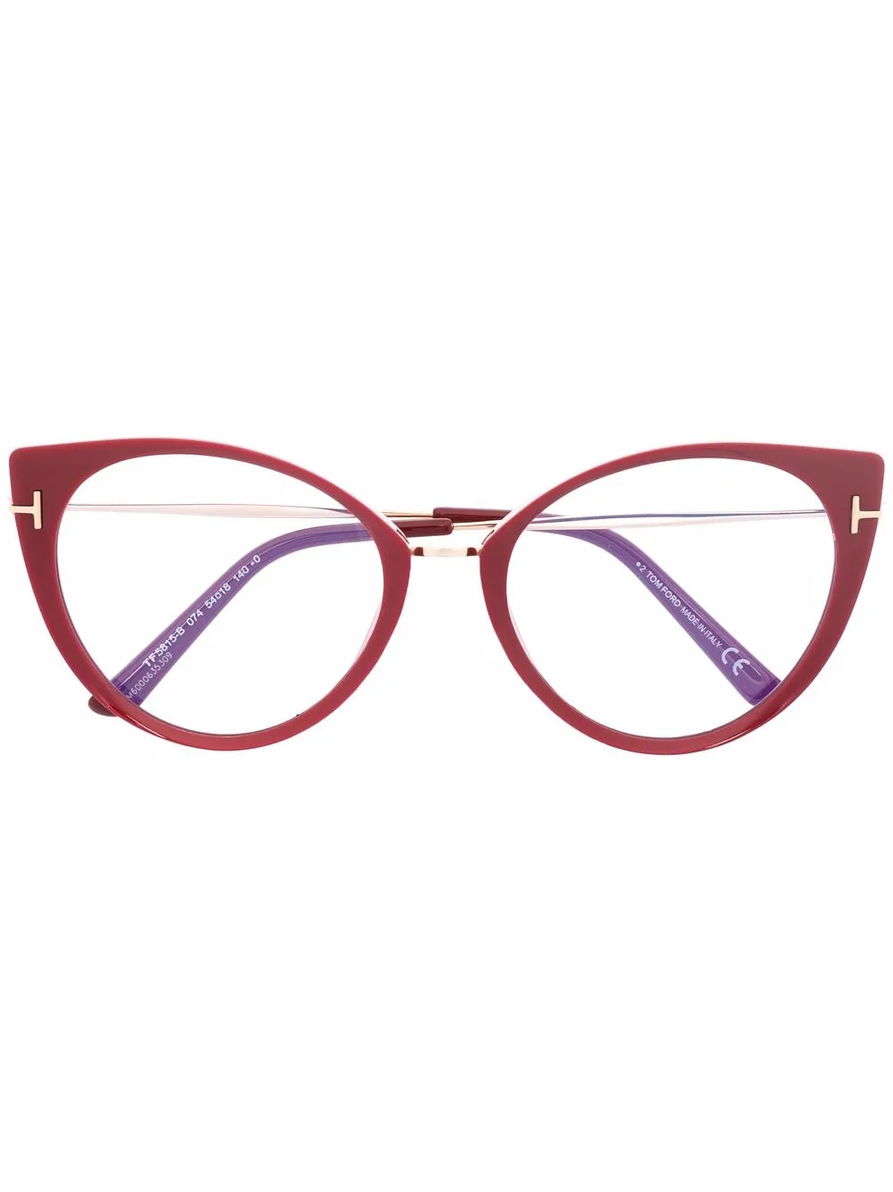 TOM FORD Eyewear lentesFT5815 - Rojo