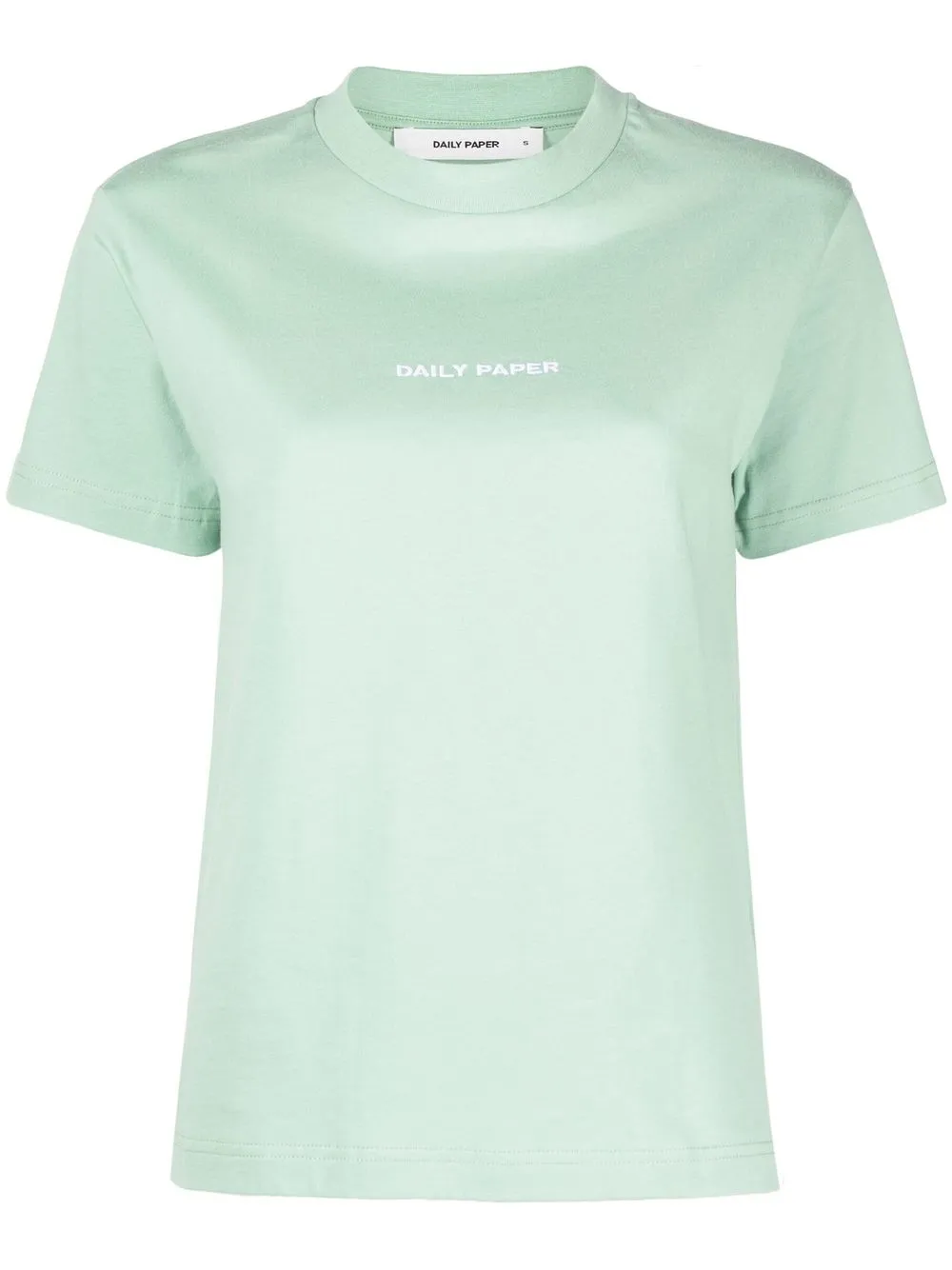 Daily Paper playera con logo bordado - Verde