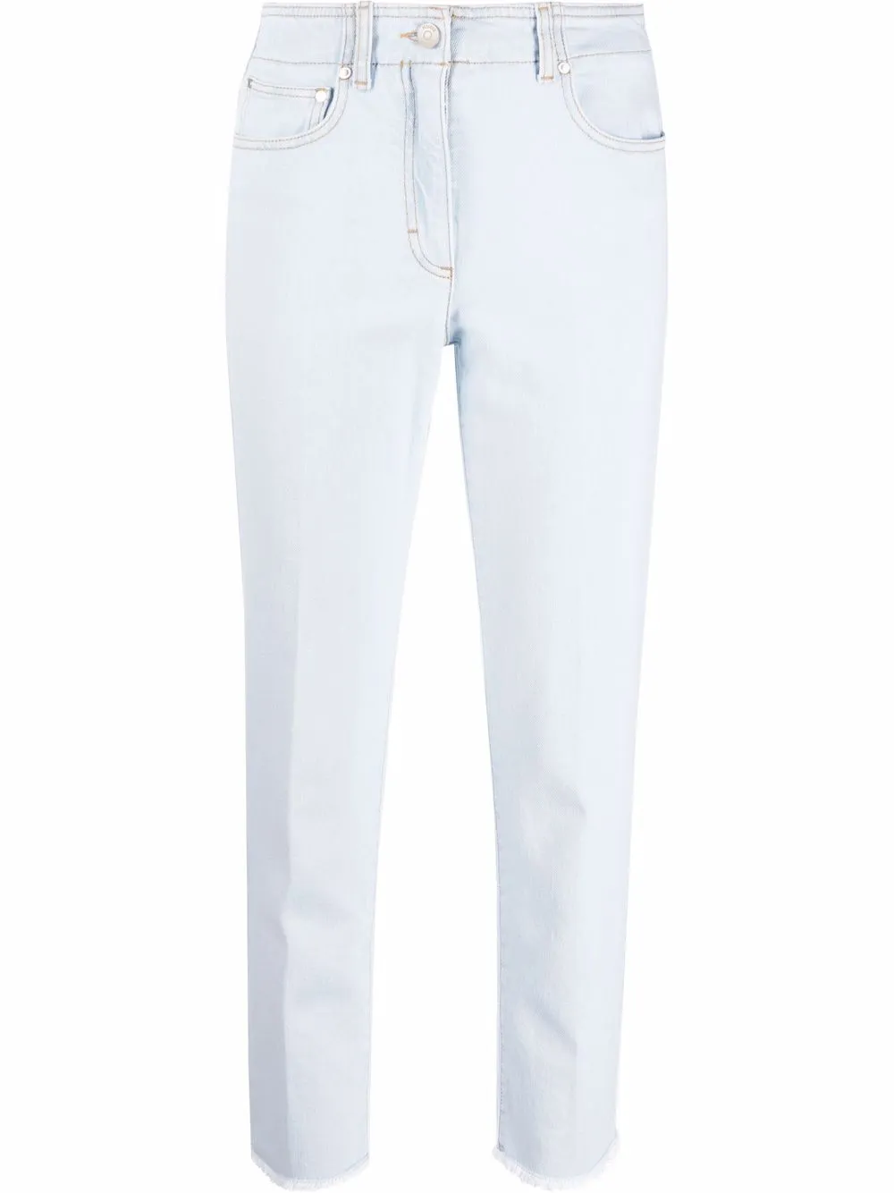 Peserico slim-fit cropped jeans - Blue