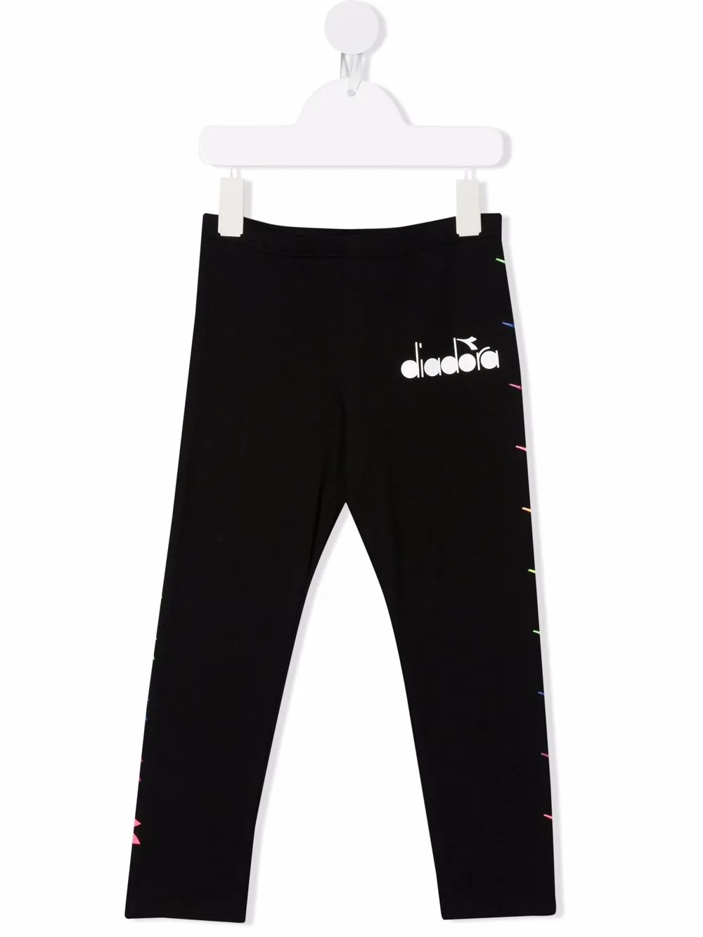 Diadora Junior pants con estampado gráfico - Negro