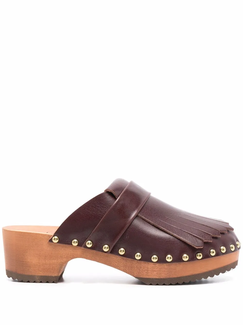 Jejia mules con detalle de borlas - Marrón