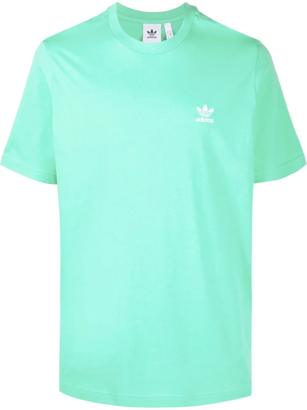 adidas playera con logo bordado - Verde