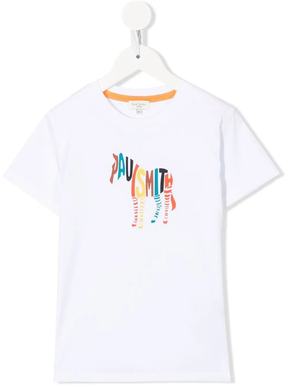 Paul Smith Junior playera con logo estampado - Blanco