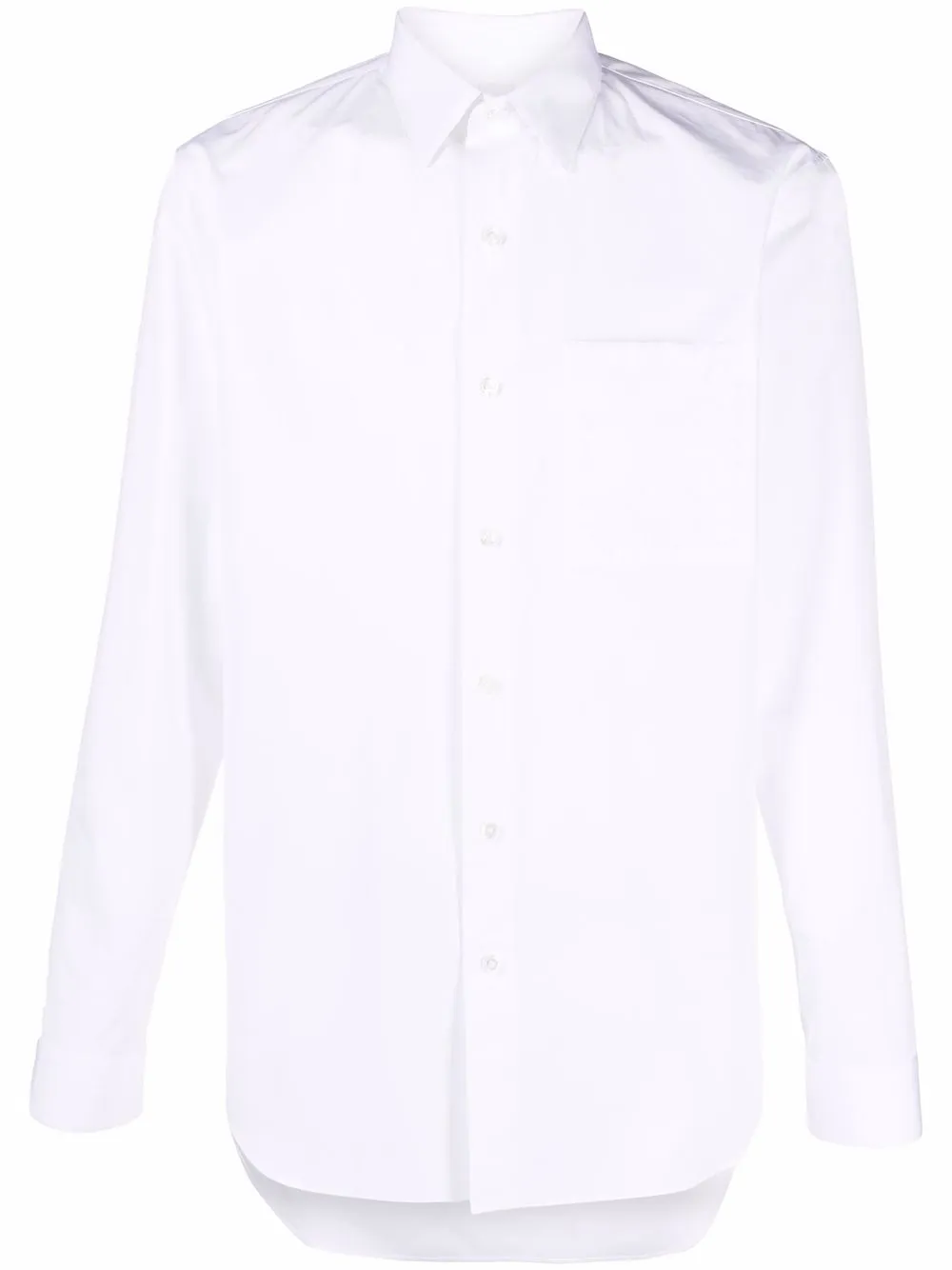 Berluti Scritto-embroidered cotton shirt - White
