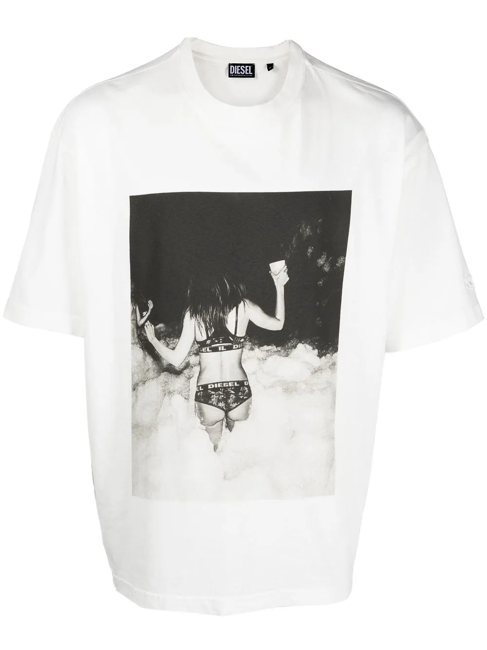 Diesel playera T-WASH-E6 - Blanco