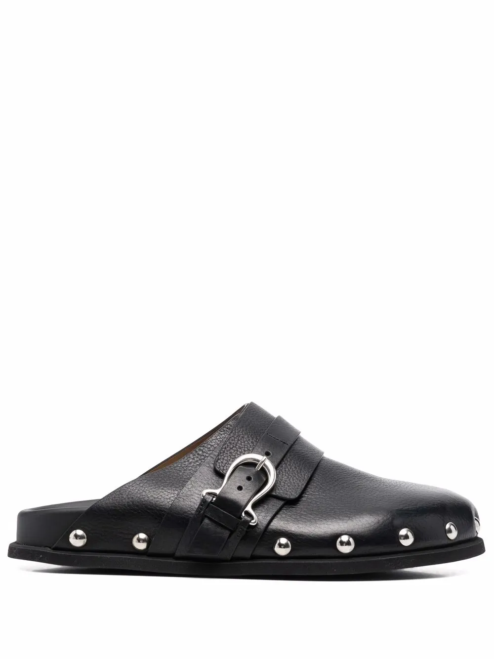 Sartore slippers con cierre de hebilla - Negro