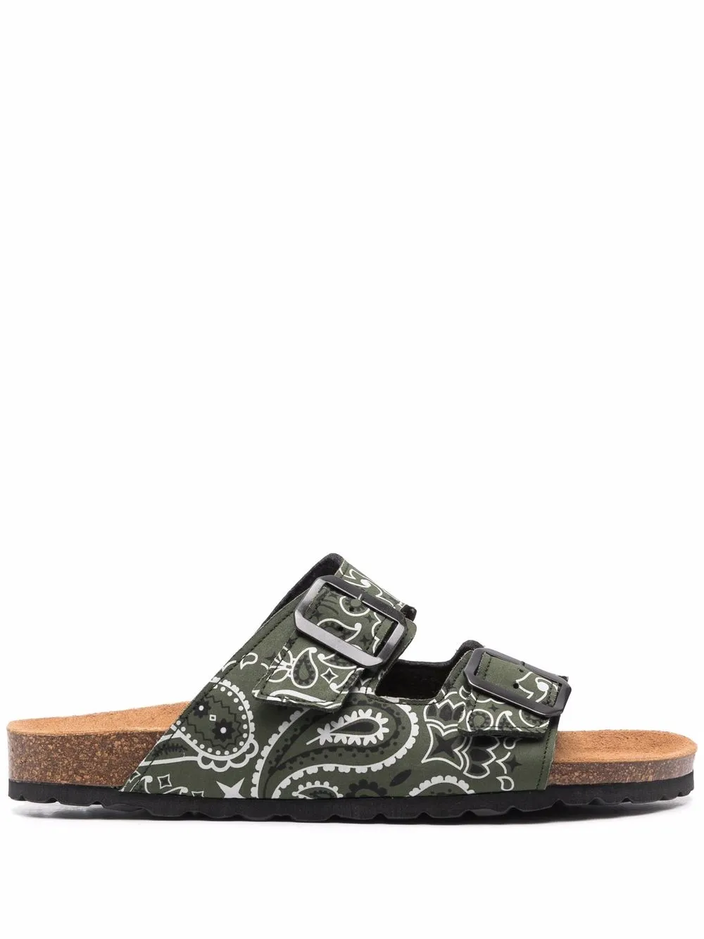 MC2 Saint Barth sandalias slip-on con estampado de cachemira - Verde