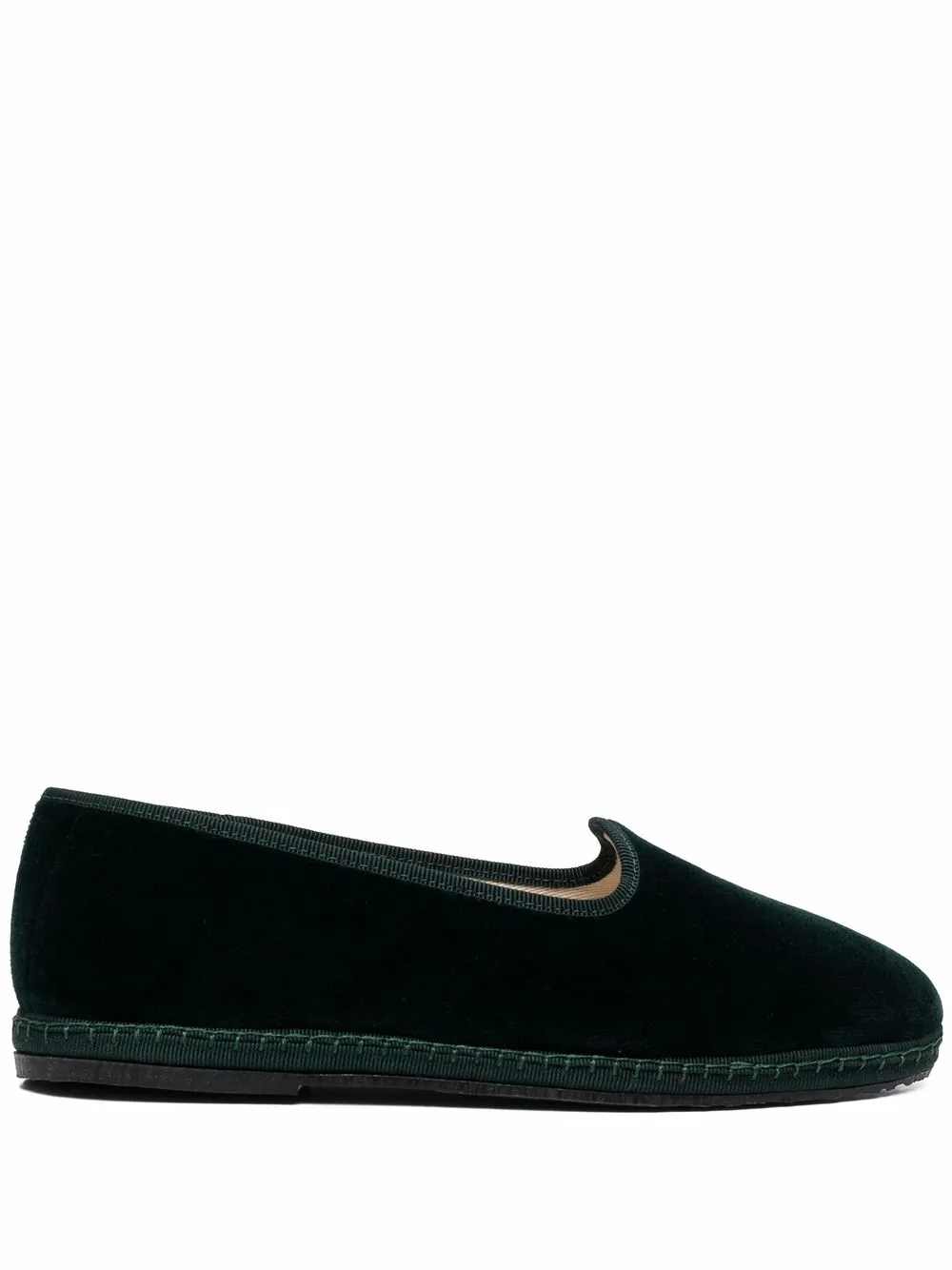 THE ARTISANAL CLUB flats slip-on - Verde